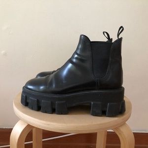 Prada Monolith boots